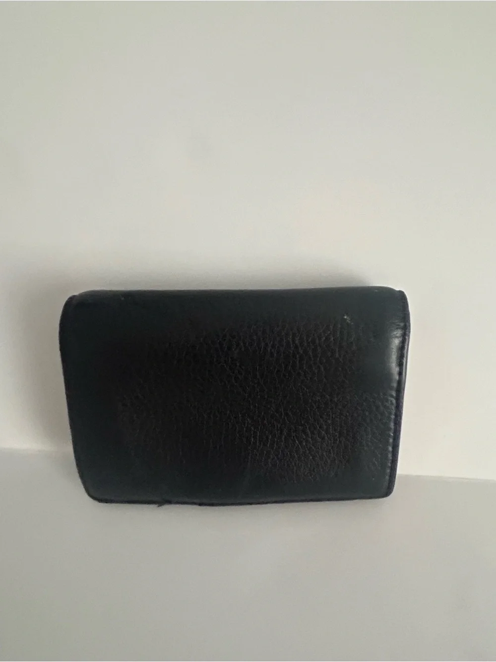 Michael Kors Black Leather Compact Wallet